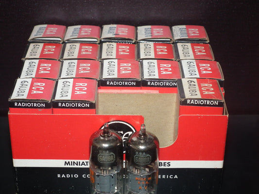 6AU8A RCA NOS in old type original box