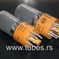 Platinum matched pair 6V6GTY RCA Black Plates Gray Coated NOS NIB JAN boxes