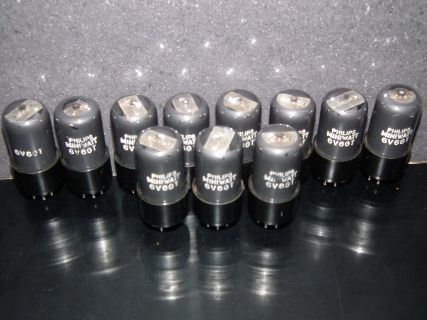 Platinum Matched Pair 6V6GT Philips Mazda 1959 Blues Babies