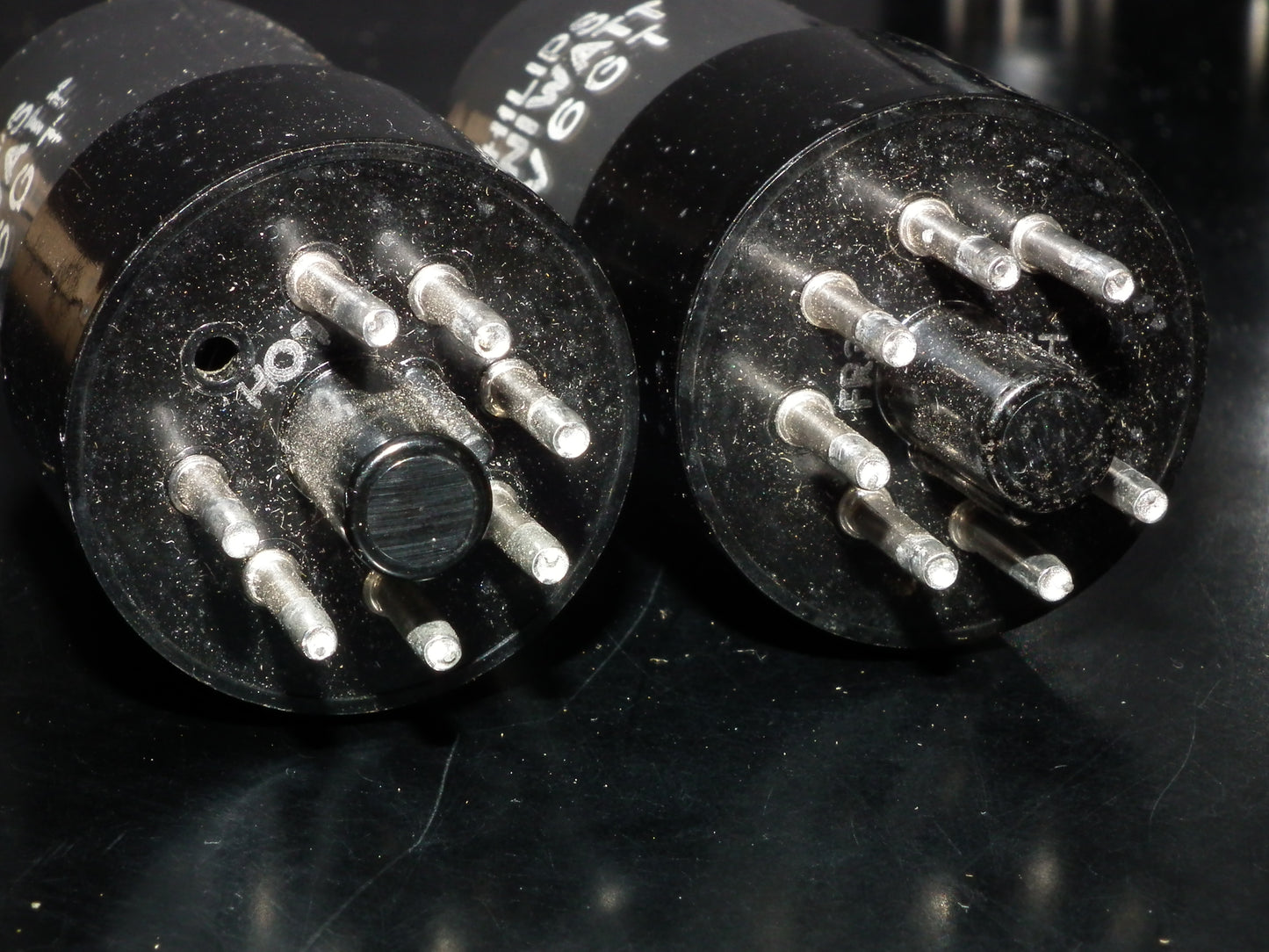 Platinum Matched Pair 6V6GT Philips Mazda 1959 Blues Babies