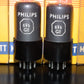 Platinum Matched Pair 6V6GT Philips Mazda 1959 Great Sounding 6V6