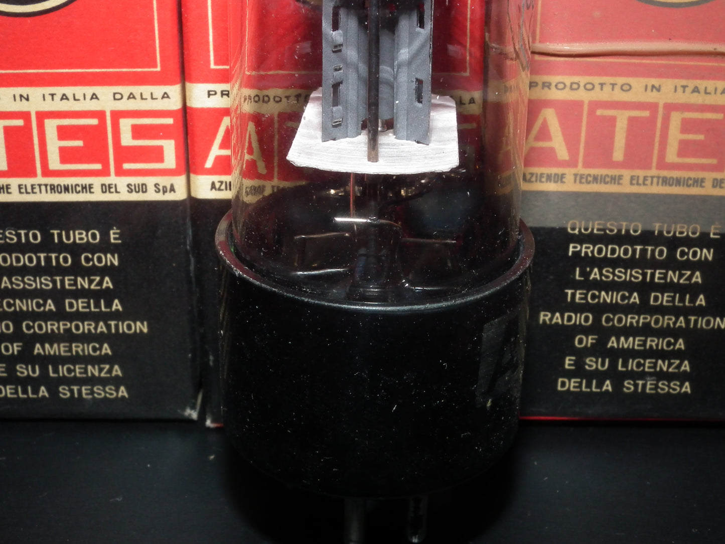 6X5GT RCA ATES NOS NIB Dual square getters
