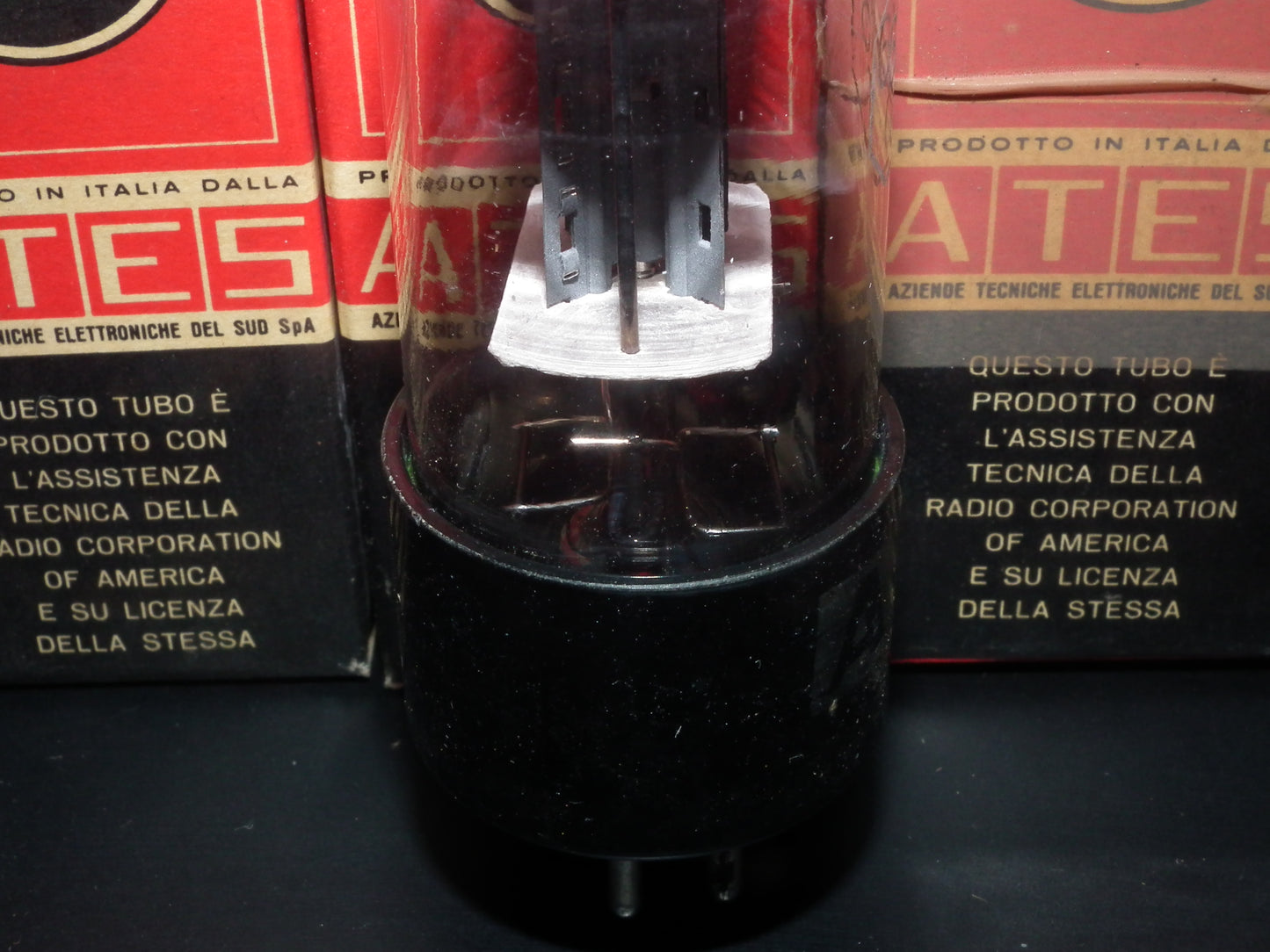 6X5GT RCA ATES NOS NIB Dual square getters