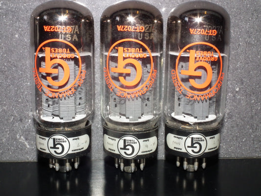 7027A SYLVANIA USA Matched Pair NOS Groove Tubes