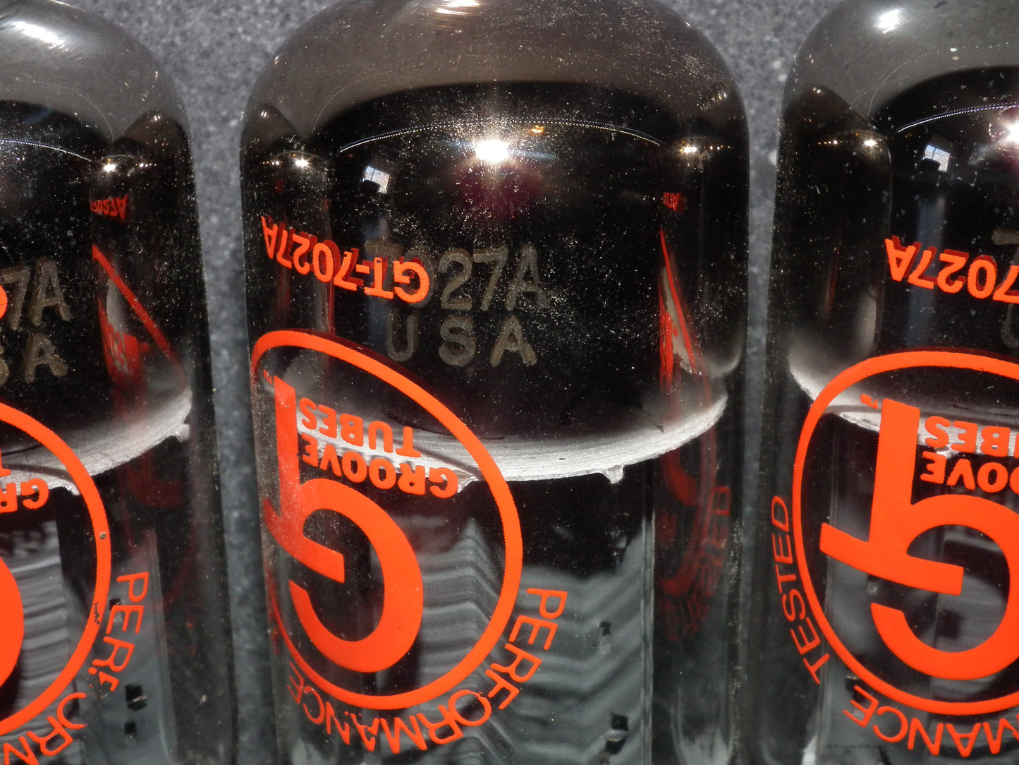 7027A SYLVANIA USA Matched Pair NOS Groove Tubes