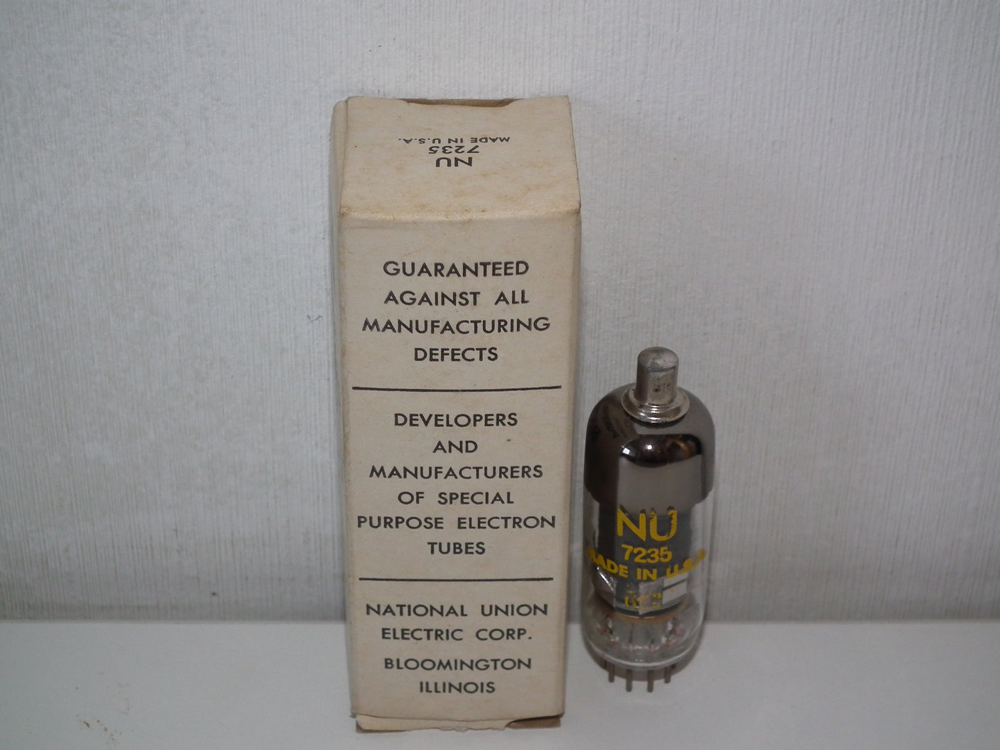 7235 National Union HI MU TRIODE AMP NOS NIB