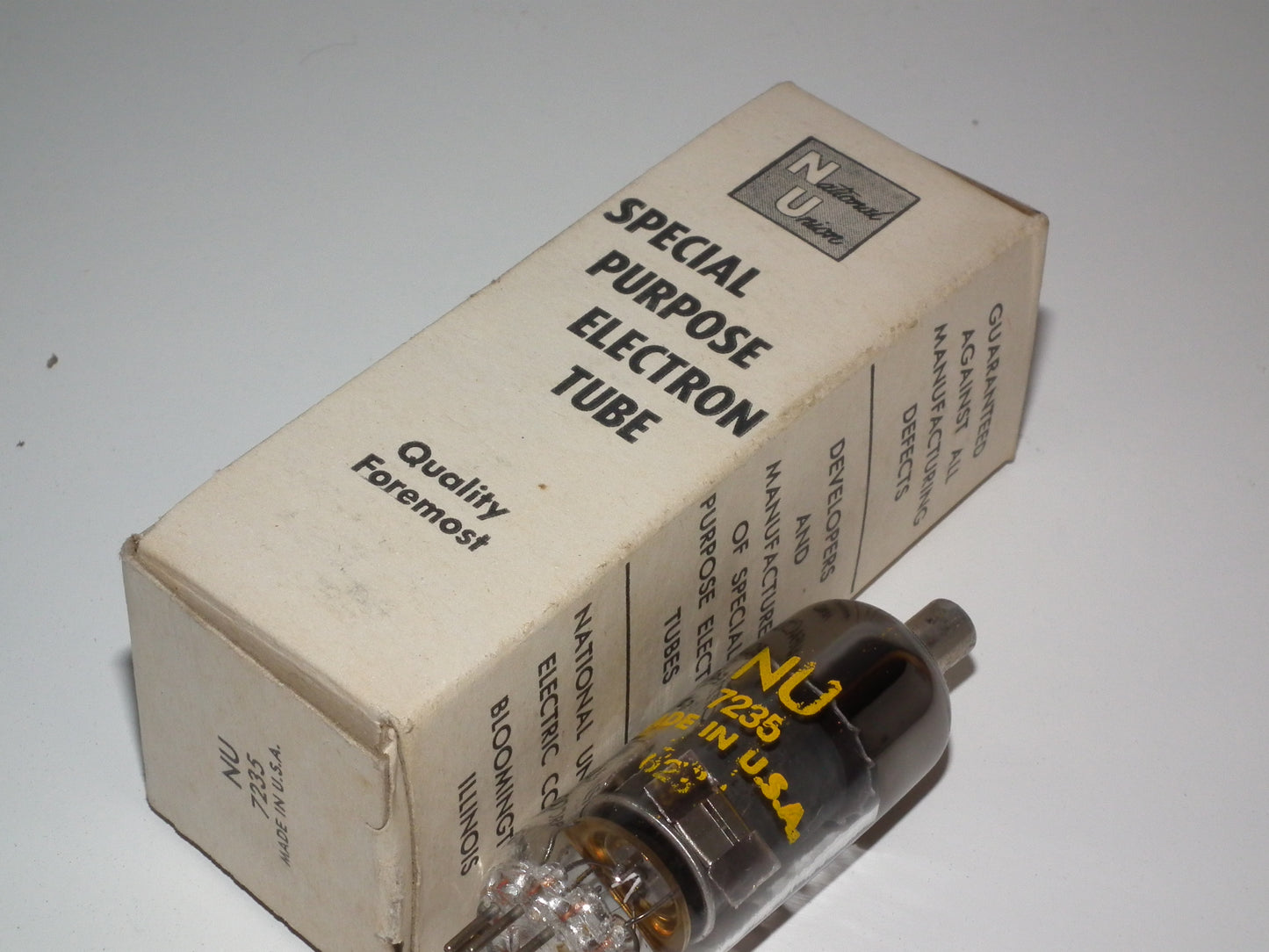 7235 National Union HI MU TRIODE AMP NOS NIB