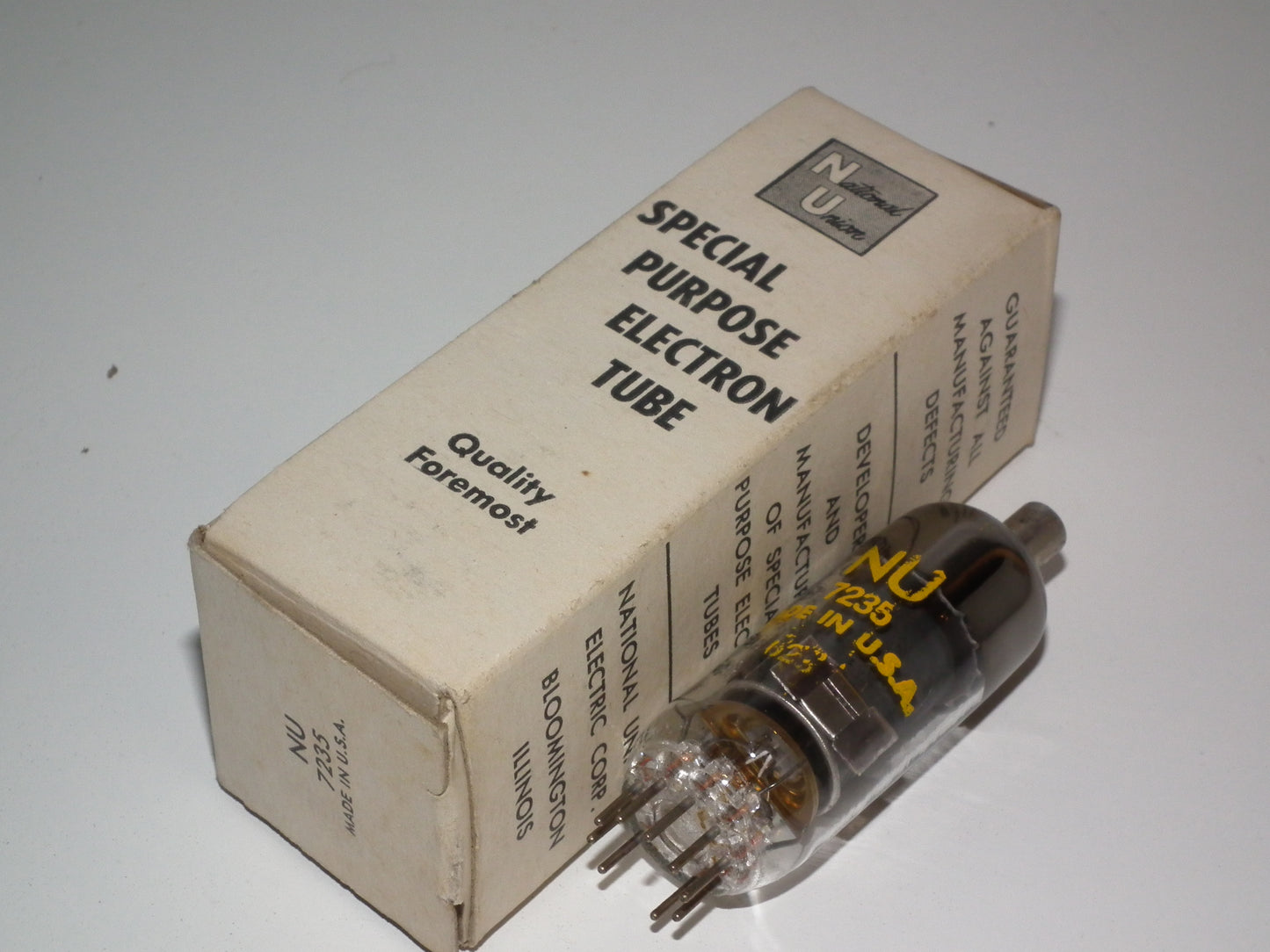 7235 National Union HI MU TRIODE AMP NOS NIB