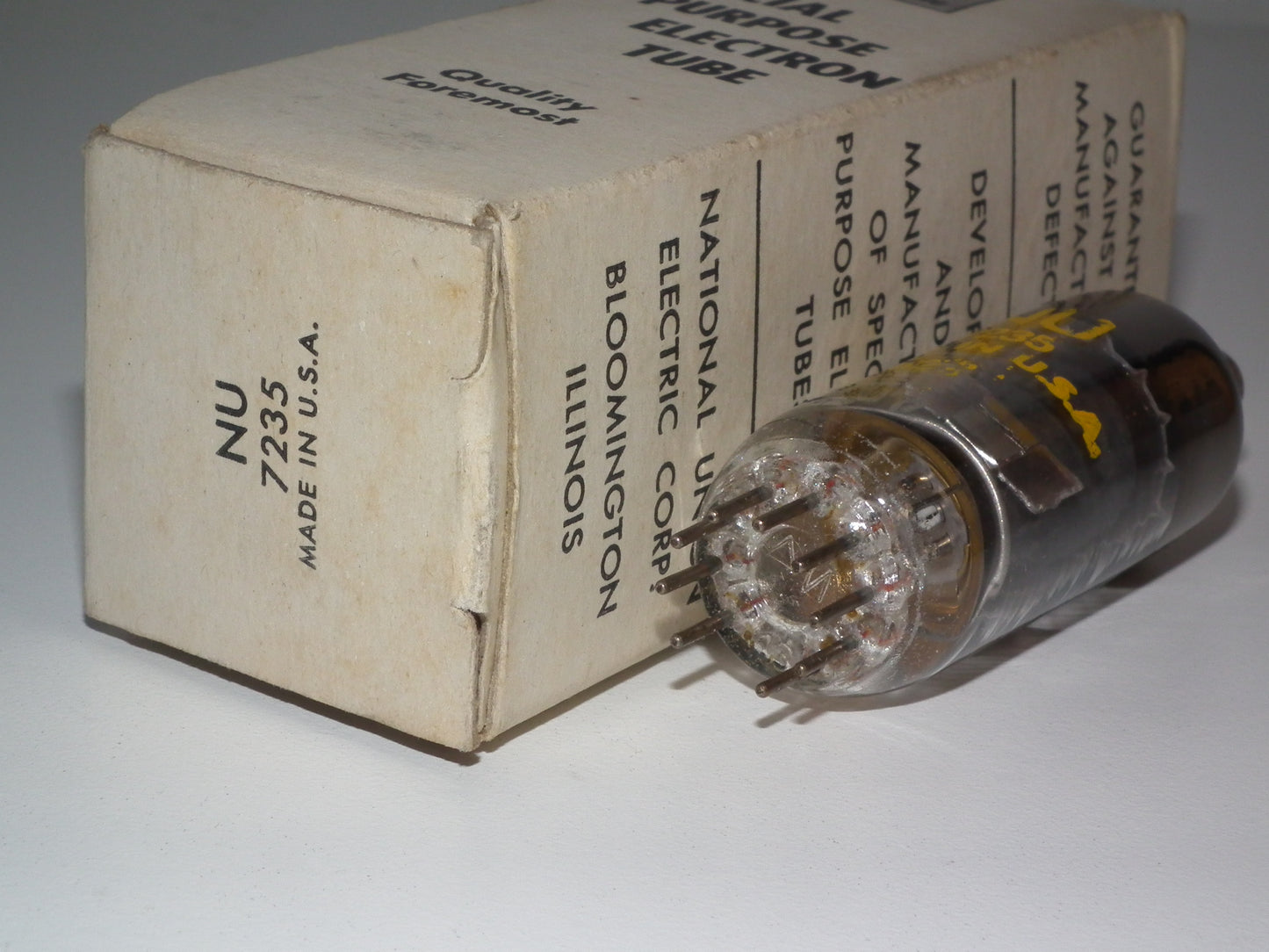 7235 National Union HI MU TRIODE AMP NOS NIB