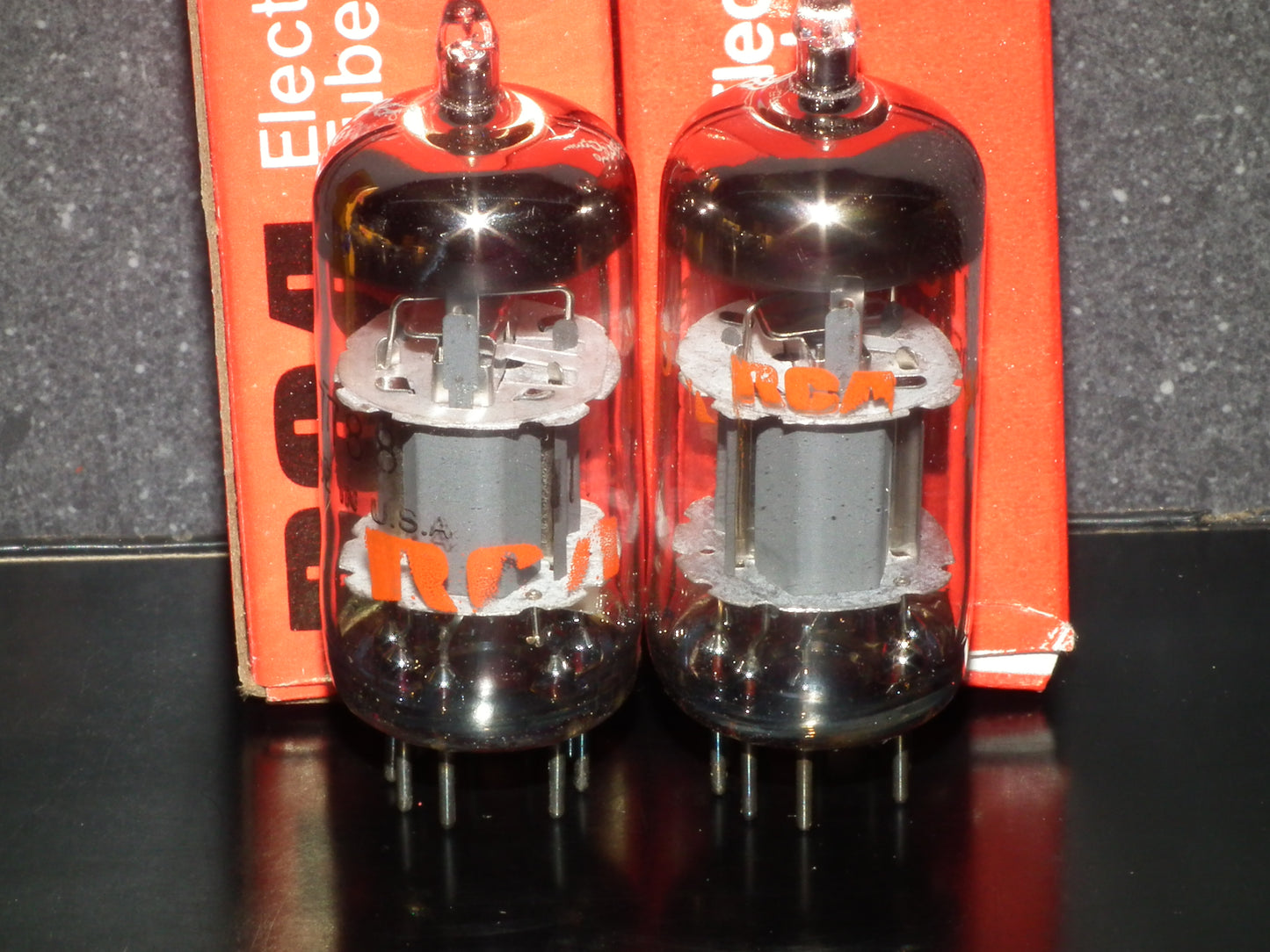 Matched Pair Amperex RCA E810F 7788 NOS NIB Gold pin Low Noise