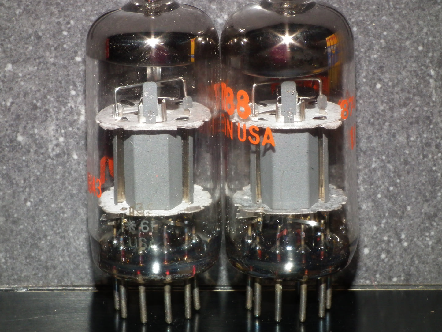 Matched Pair Amperex RCA E810F 7788 NOS NIB Gold pin Low Noise