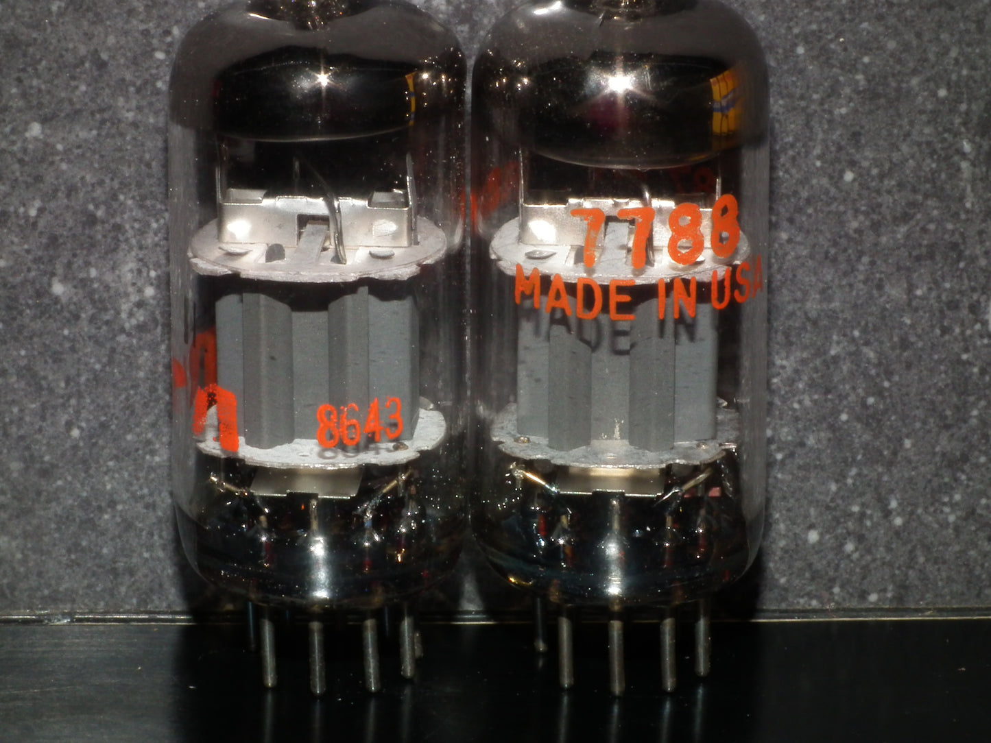 Matched Pair Amperex RCA E810F 7788 NOS NIB Gold pin Low Noise