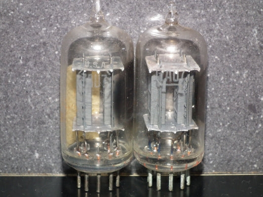 7AU7A RCA Used 95% matched pair Long Plates Side Getter