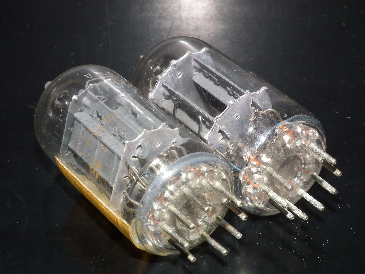 7AU7A RCA Used 95% matched pair Long Plates Side Getter