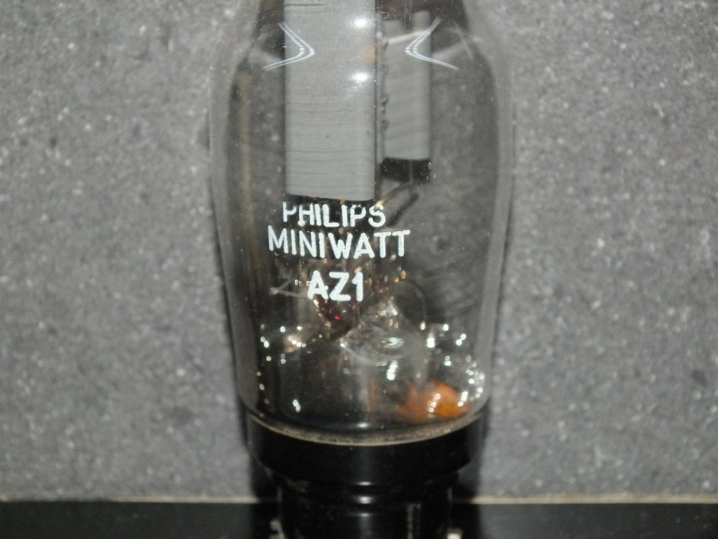 AZ1 Mullard Blackburn rebranded Philips, RARE Square Getter