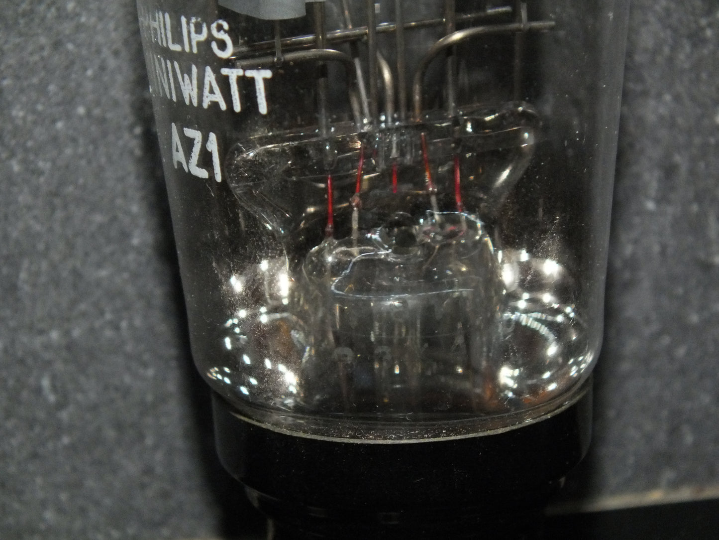 AZ1 Mullard Blackburn rebranded Philips, RARE Square Getter