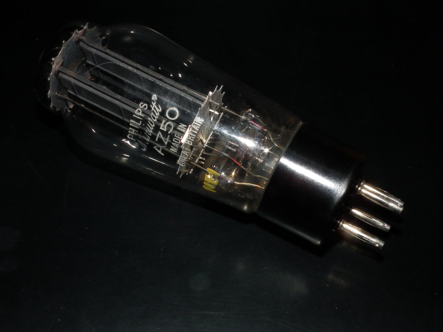 AZ50 Mullard Philips rectifier Square Getter
