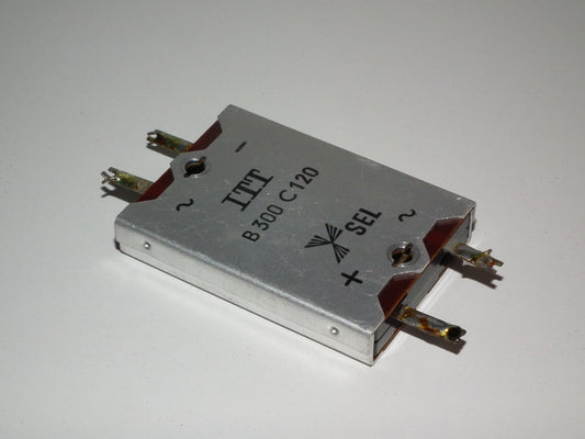 AEG selenium rectifier B300C120 300V 120mA Used, tested OK, DIY tube audio