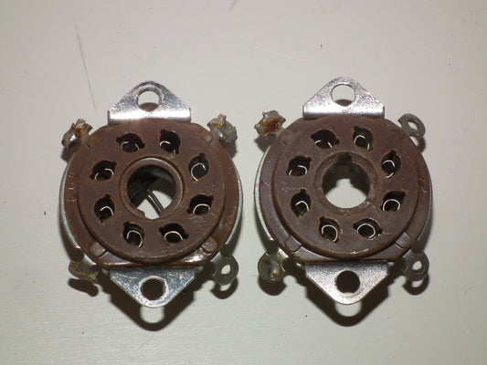 Genuine Chinch Octal Bakelite Socket Hi Quality EL34 GZ34 6SN7