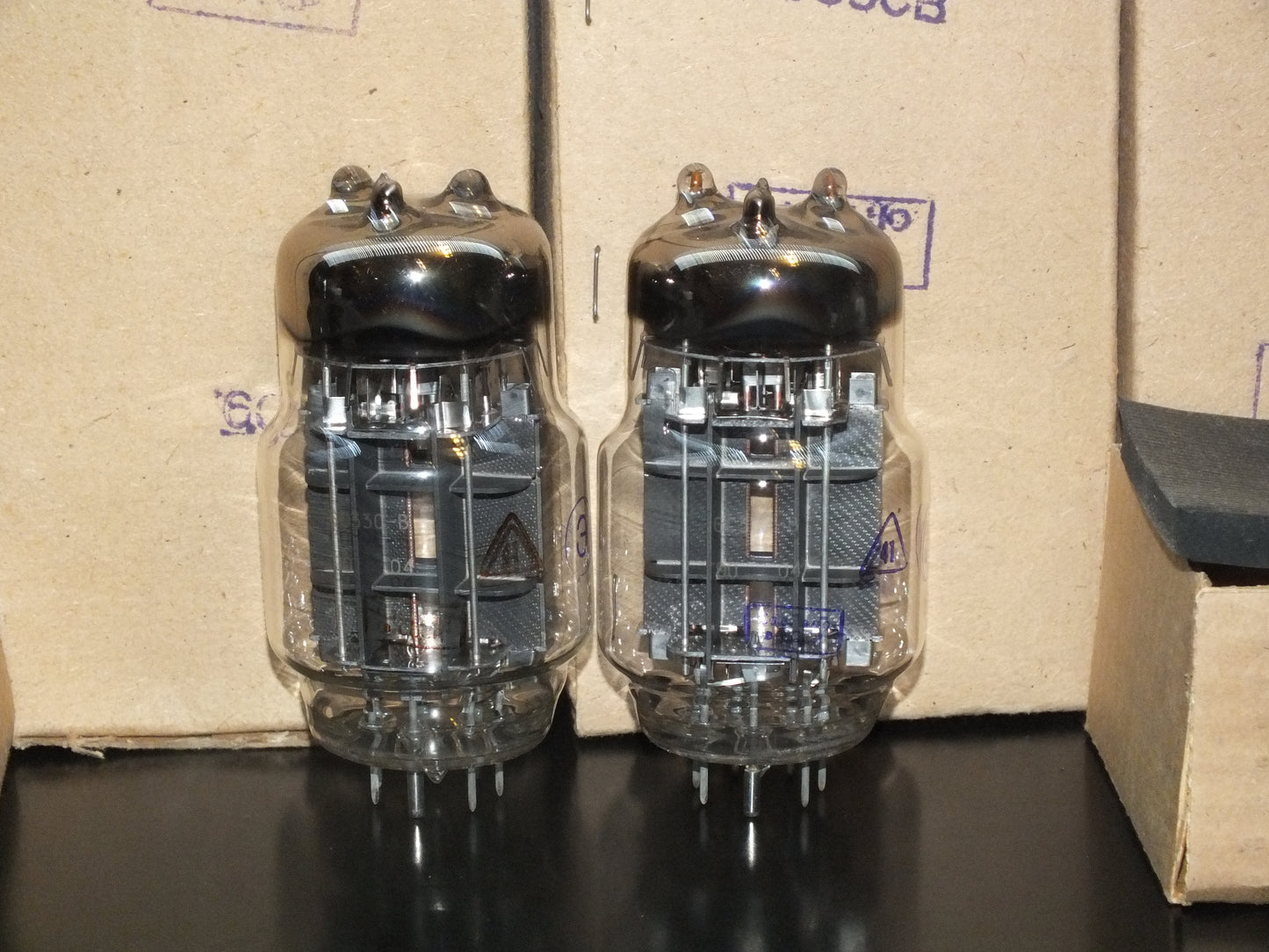 Matched pair (2 tubes) 6S33S-V 6C33C-B Sealed Boxes The same Dates