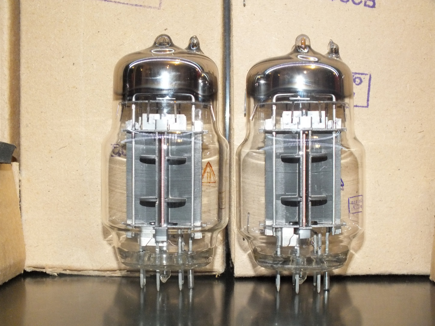 Matched pair (2 tubes) 6S33S-V 6C33C-B Sealed Boxes The same Dates