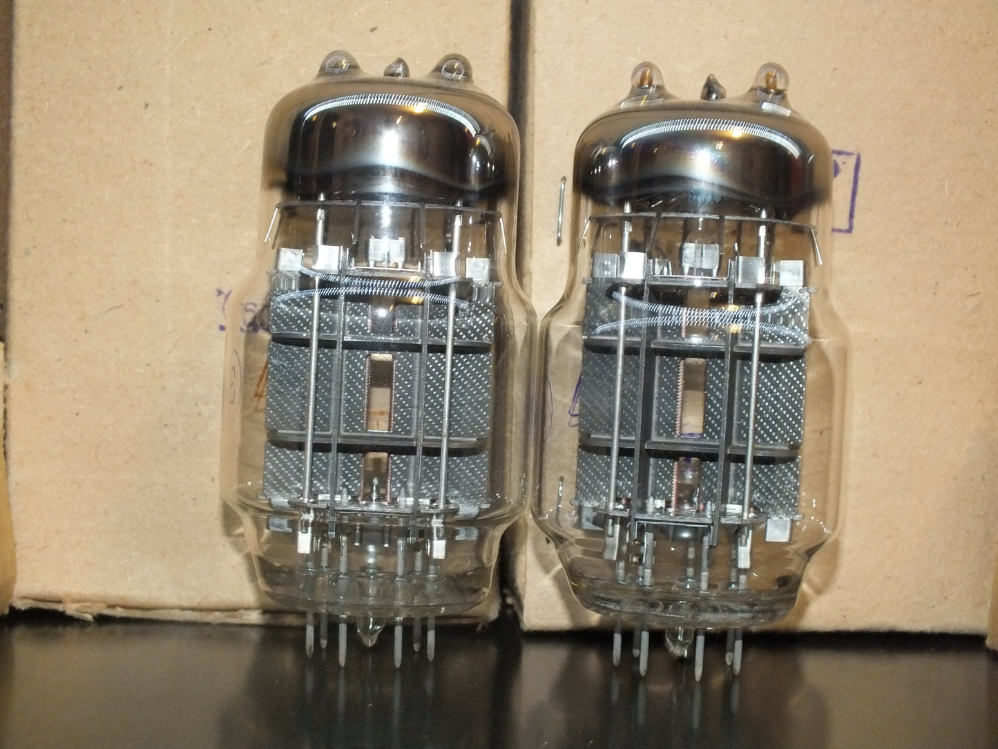 Matched pair (2 tubes) 6S33S-V 6C33C-B Sealed Boxes The same Dates