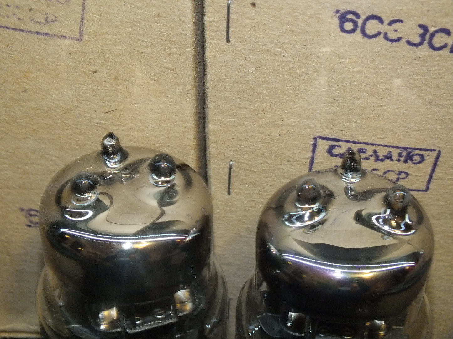 Matched pair (2 tubes) 6S33S-V 6C33C-B Sealed Boxes The same Dates