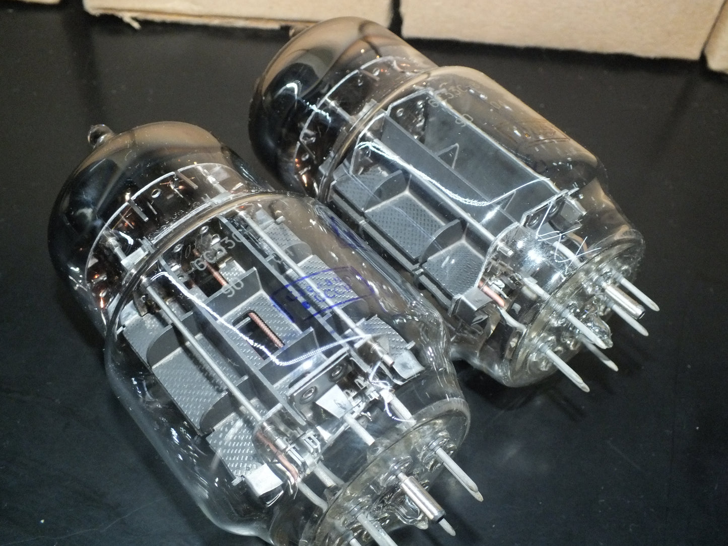 Matched pair (2 tubes) 6S33S-V 6C33C-B Sealed Boxes The same Dates