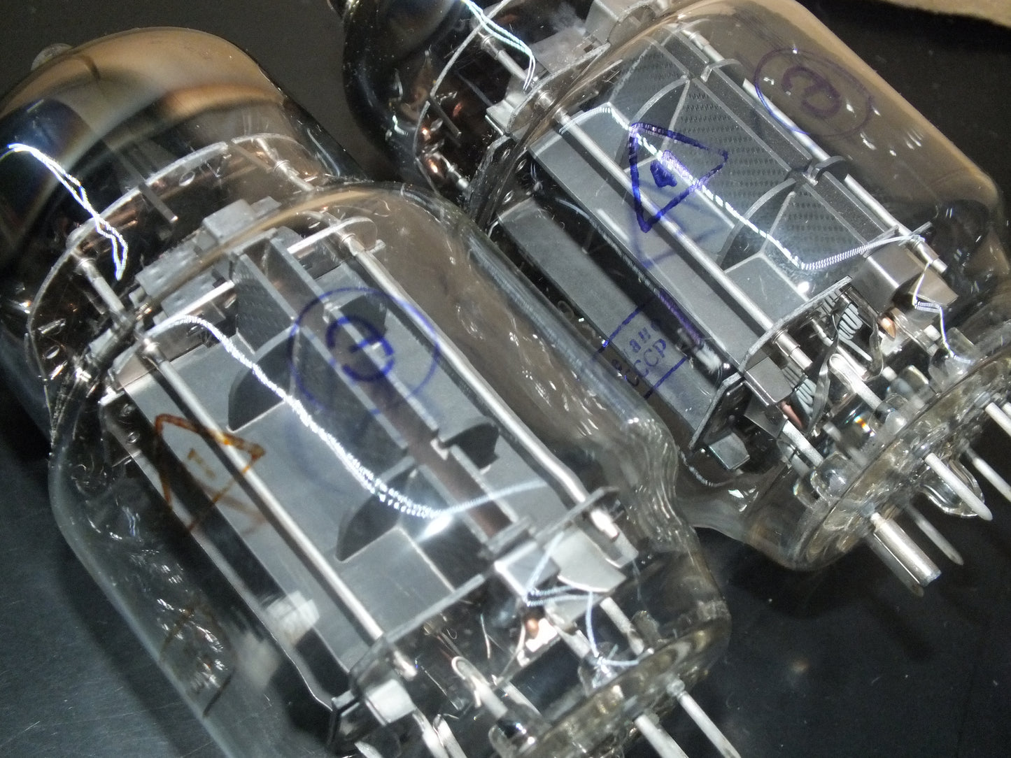 Matched pair (2 tubes) 6S33S-V 6C33C-B Sealed Boxes The same Dates