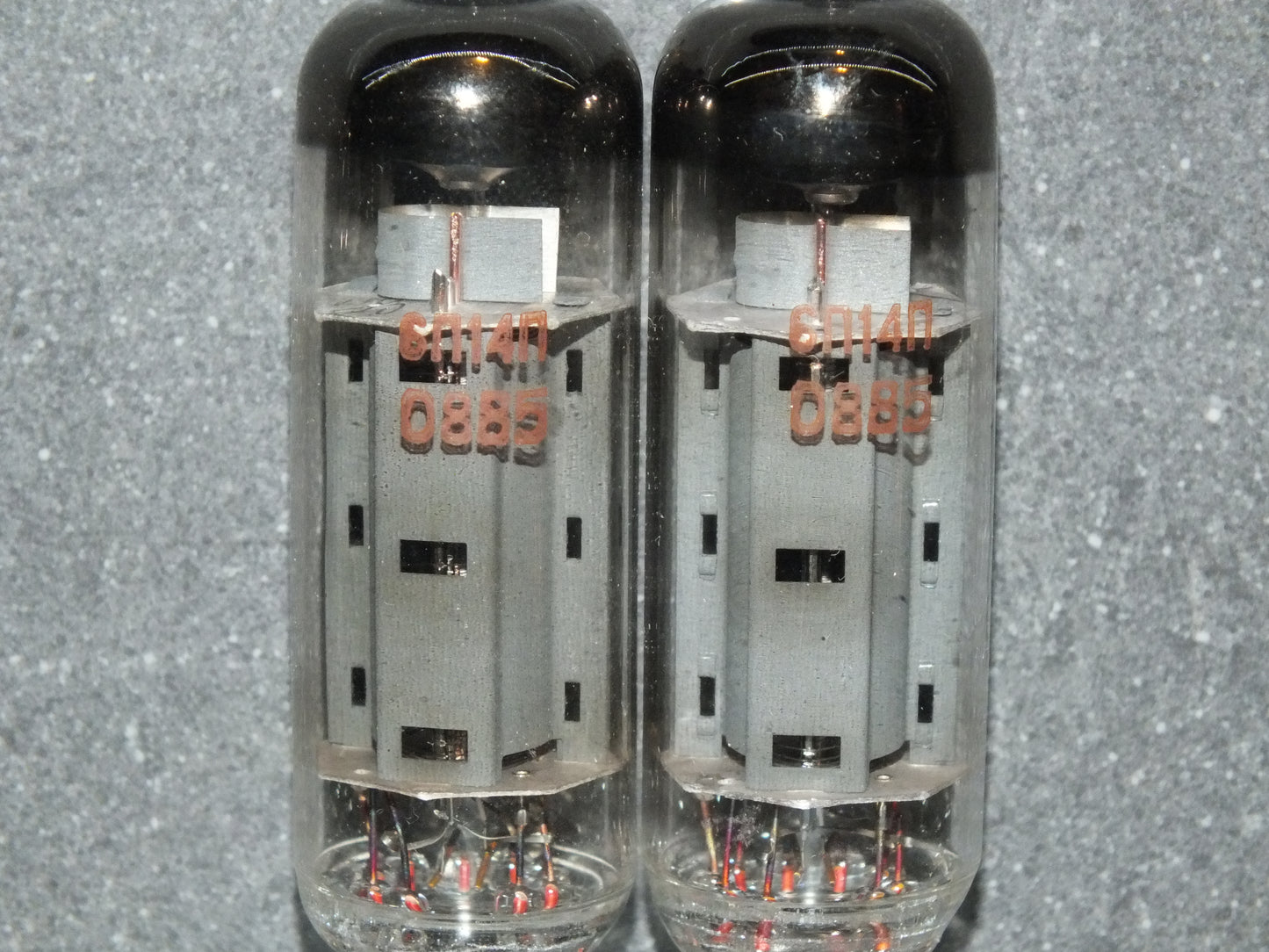 6P14P-EV Matched Pair EL84 6BQ5 Reflektor Saratov 80s and 90s