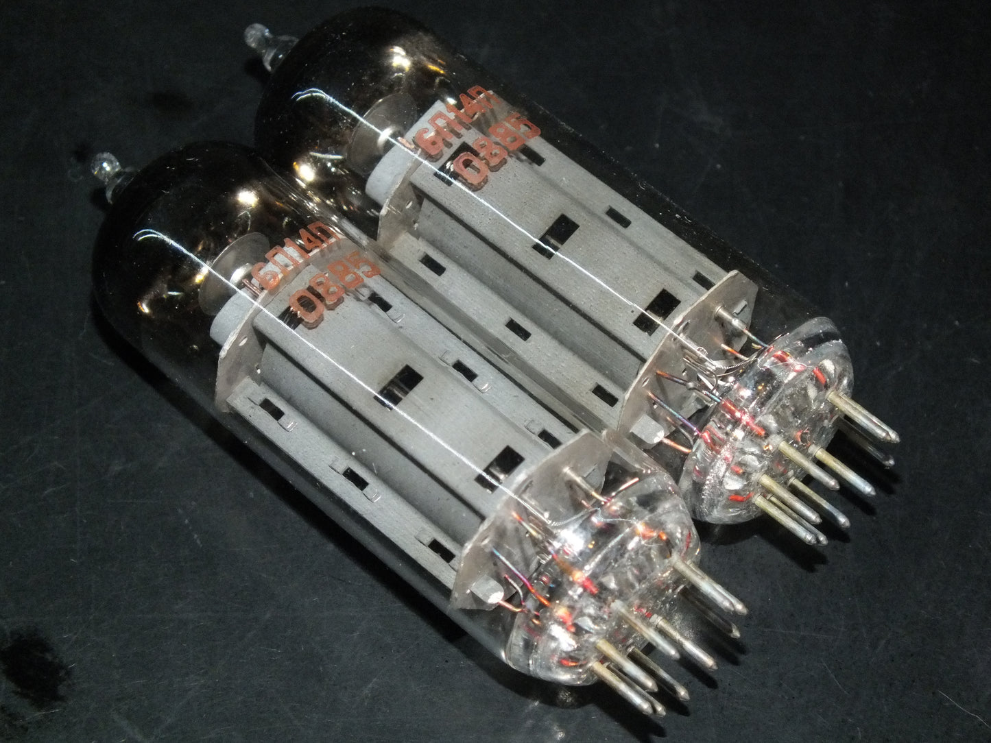 6P14P-EV Matched Pair EL84 6BQ5 Reflektor Saratov 80s and 90s