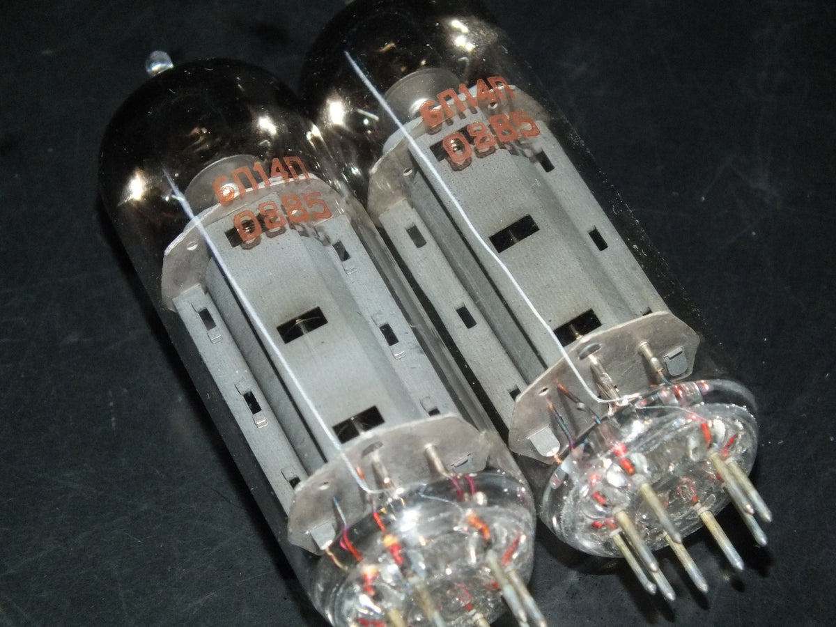 6P14P-EV Matched Pair EL84 6BQ5 Reflektor Saratov 80s and 90s