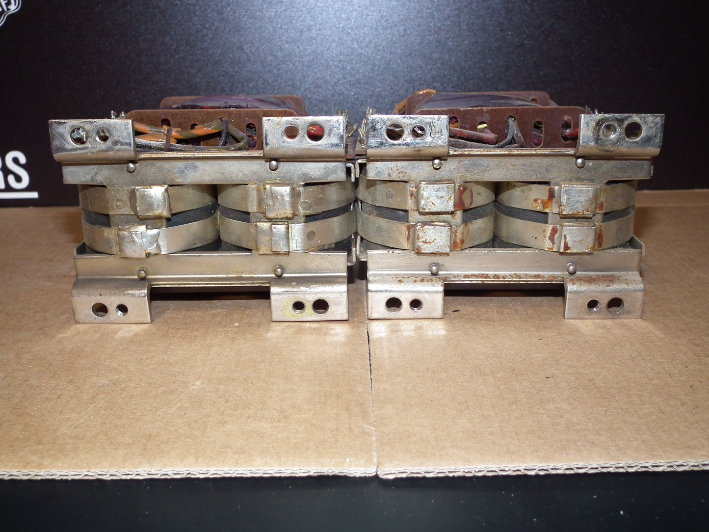 Two Siemens Klangfilm DOUBLE C-CORE Transformers 2A3 EL34 300B 211 845 KT88