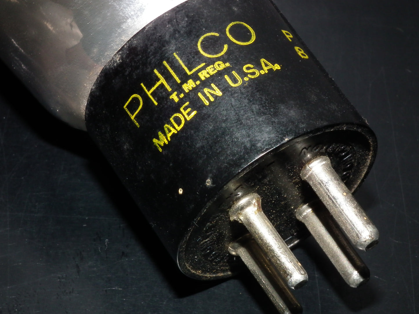 2A3 Philco Hanging Filament Foil Getter