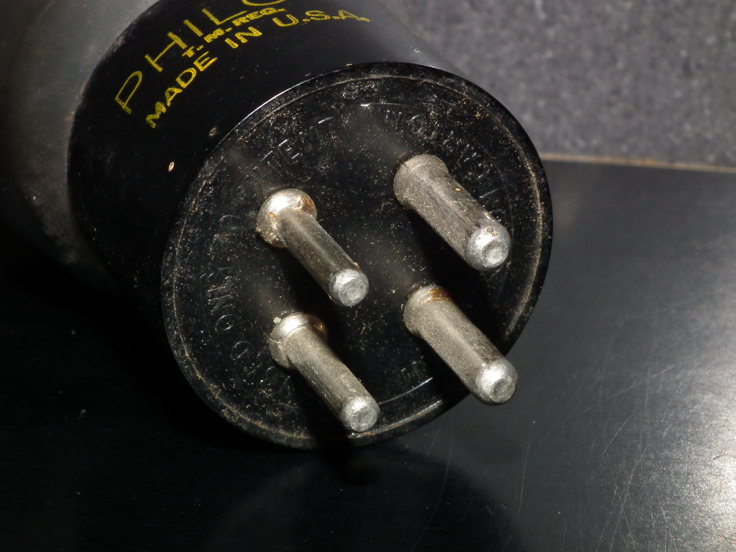 2A3 Philco Hanging Filament Foil Getter