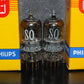 Platinum Matched Pair E188CC Philips 7308 NOS NIB 60s Two Tubes