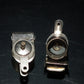 Two vintage Edison E10 bulb sockets NOS Collins (Dial lamp, pilot)