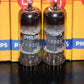 E180CC Philips 5965 7062 Platinum matched pair NOS NIB