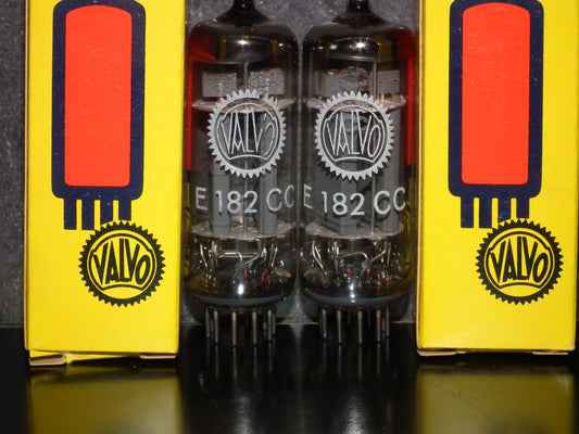Matched pair E182CC Valvo 7119 NOS NIB