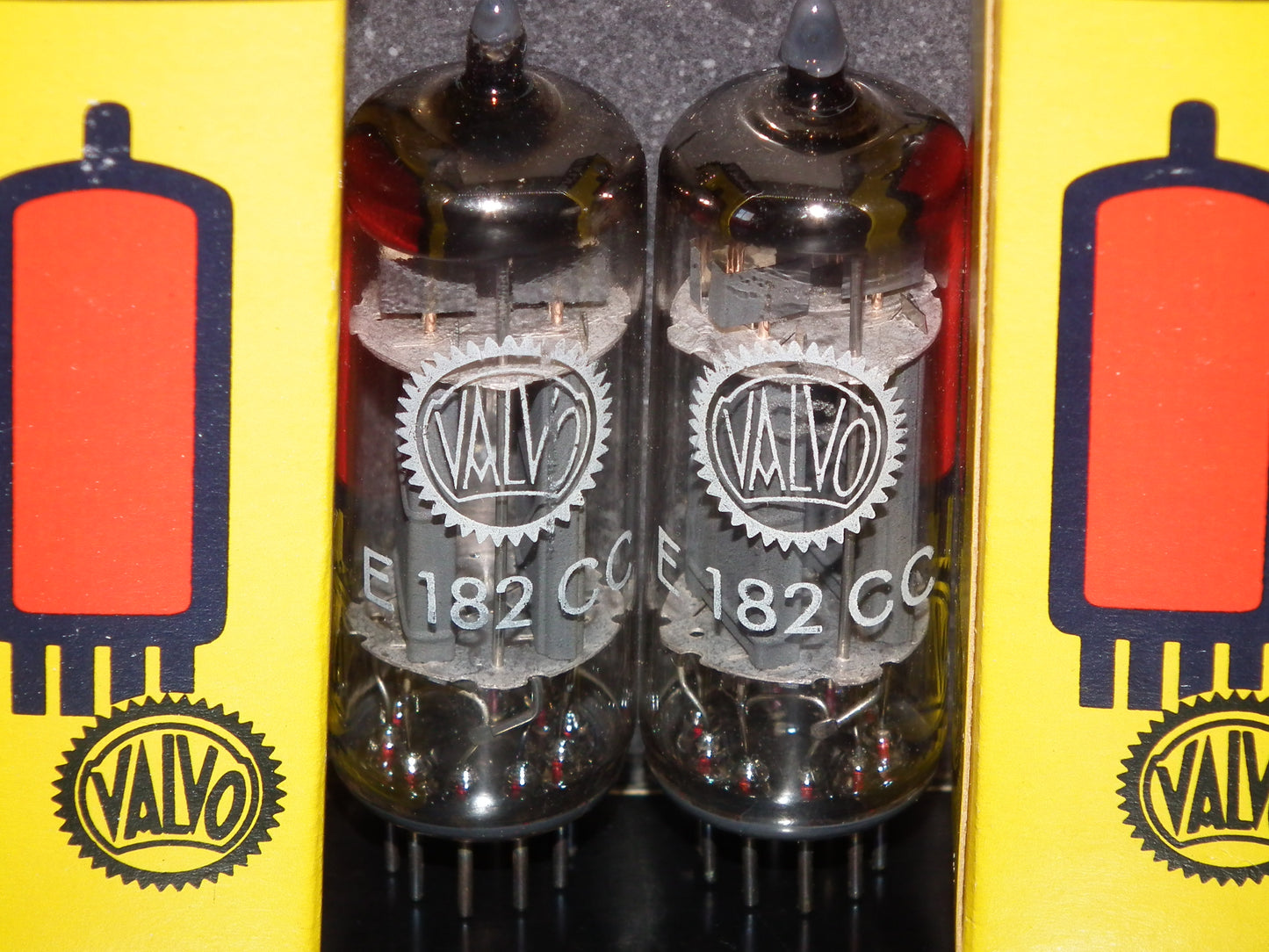 Matched pair E182CC Valvo 7119 NOS NIB