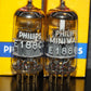 Platinum Matched Pair E188CC Philips 7308 NOS NIB 60s