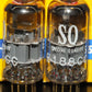 Platinum Matched Pair E188CC Philips 7308 NOS NIB 60s