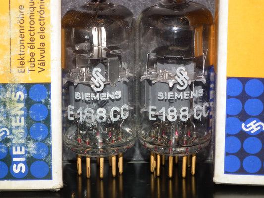 E188CC Siemens 7308 Matched Pair NOS NIB Munich 1967