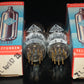 Platinum Matched Pair E188CC Telefunken 7308 DB The Same Codes NOS NIB