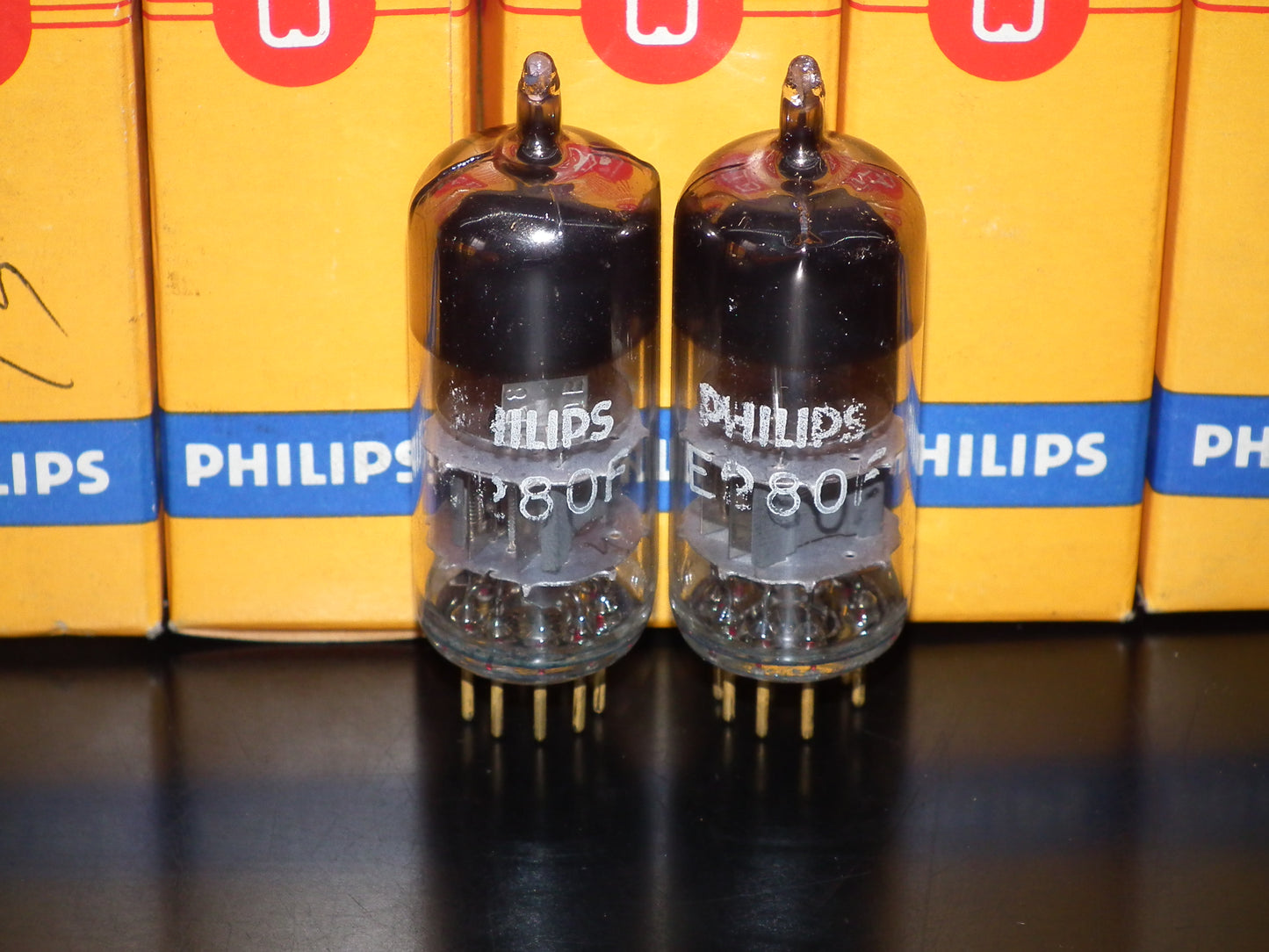 Matched Pair E280F Siemens Philips 7722 NOS NIB Gold pins