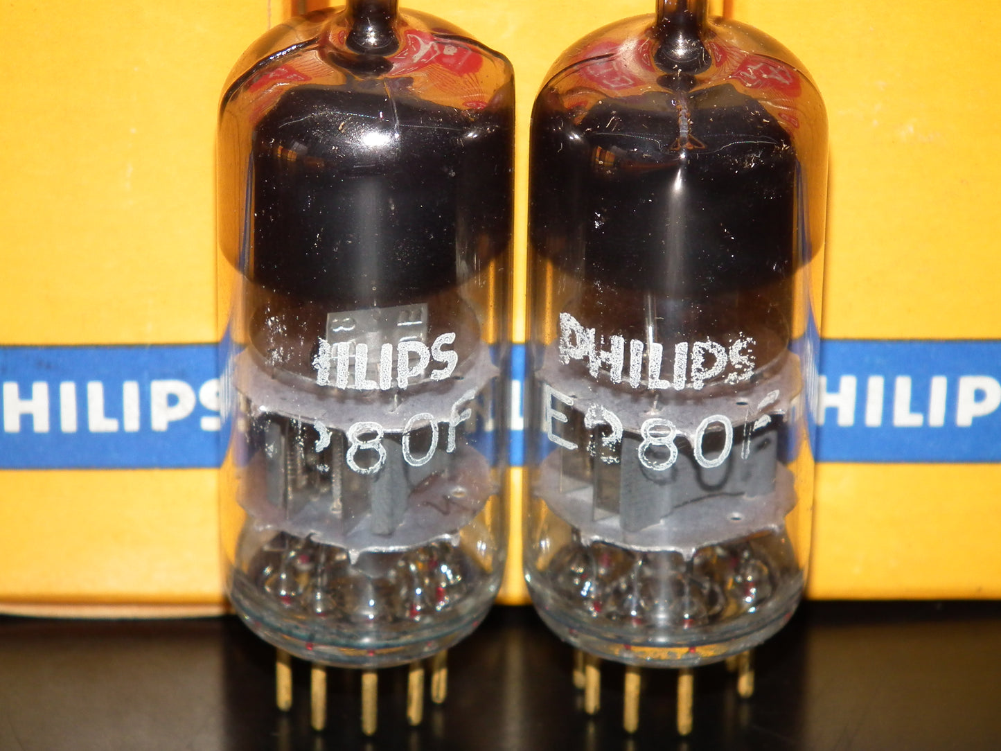 Matched Pair E280F Siemens Philips 7722 NOS NIB Gold pins