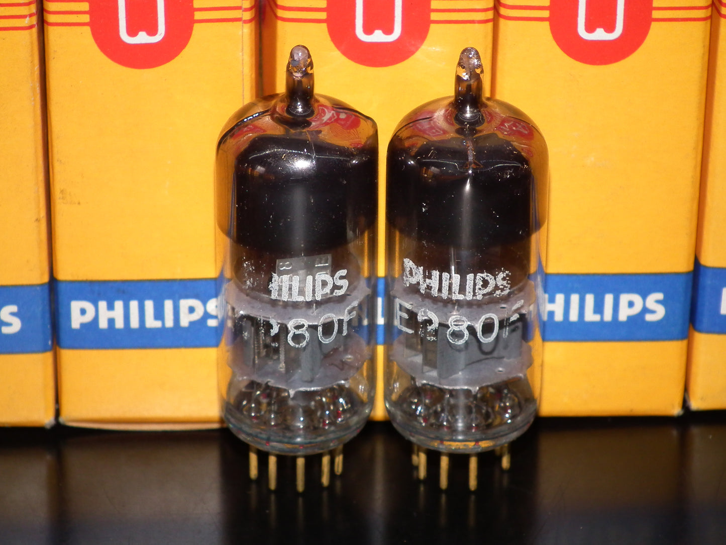 Matched Pair E280F Siemens Philips 7722 NOS NIB Gold pins