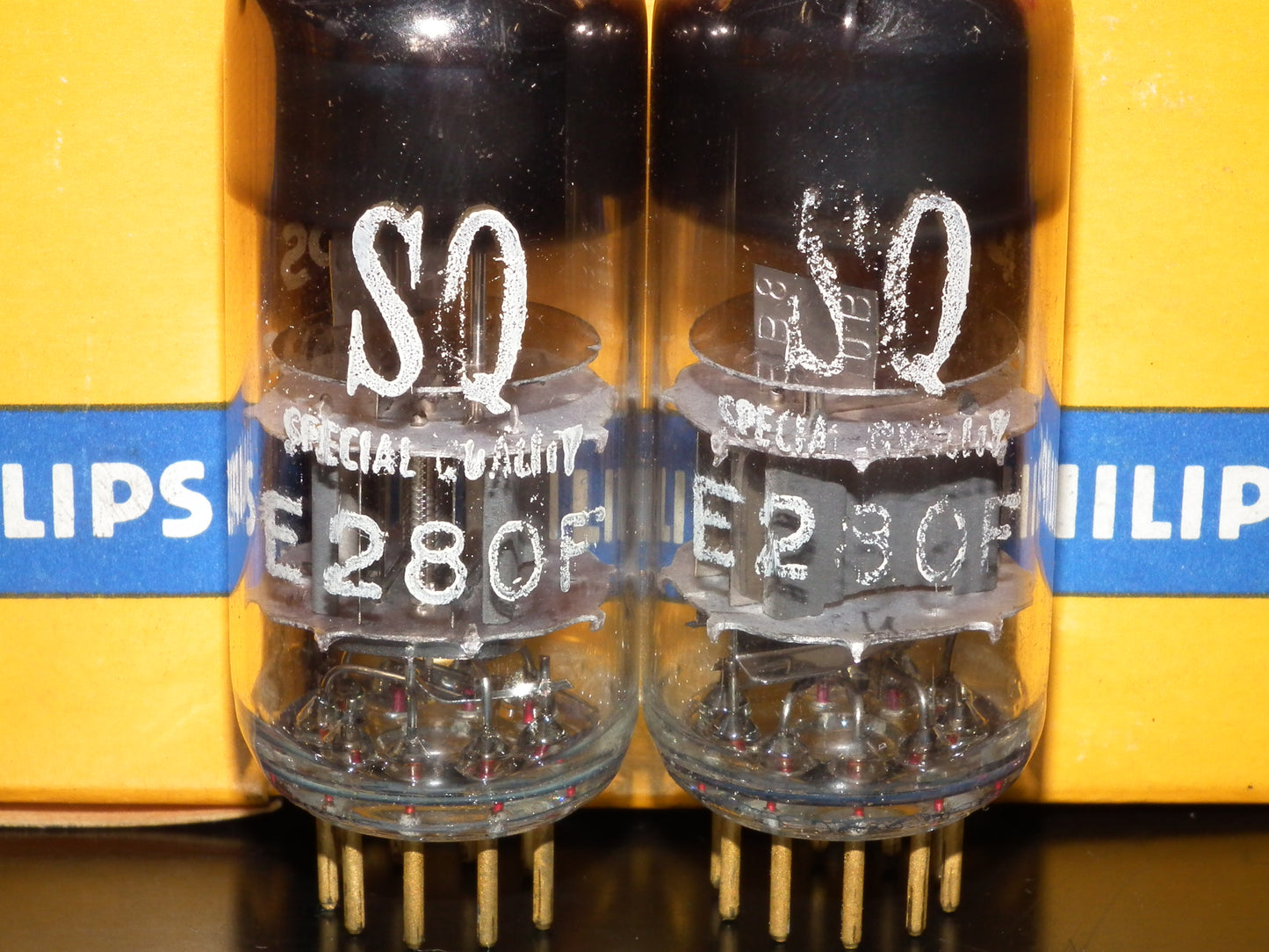 Matched Pair E280F Siemens Philips 7722 NOS NIB Gold pins