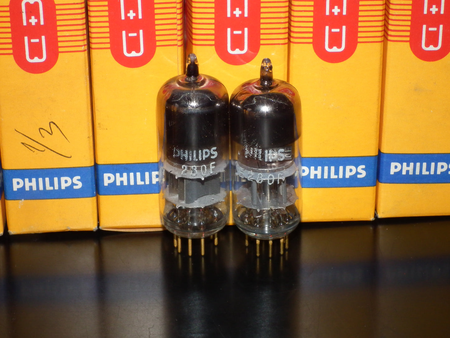 Matched Pair E280F Siemens Philips 7722 NOS NIB Gold pins