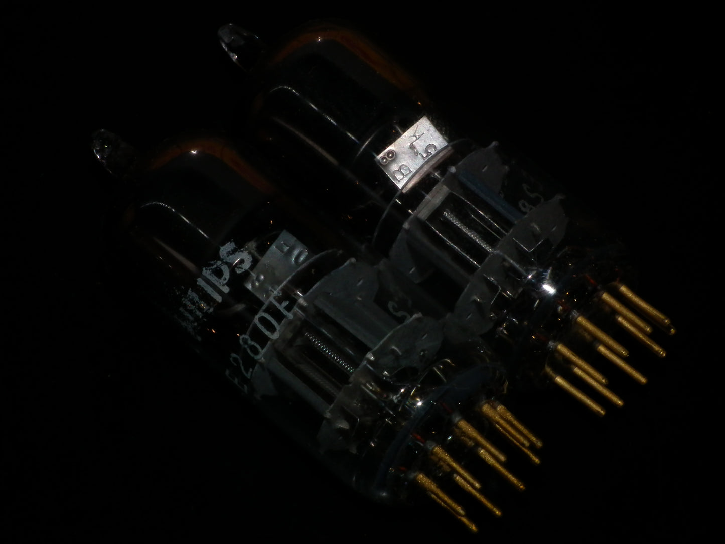 Matched Pair E280F Siemens Philips 7722 NOS NIB Gold pins